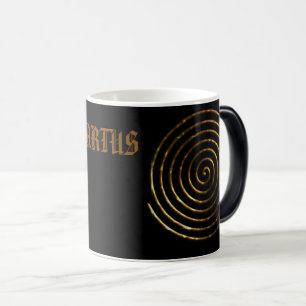 Caneca Mágica Símbolo Céltico Espiral,Personalizar