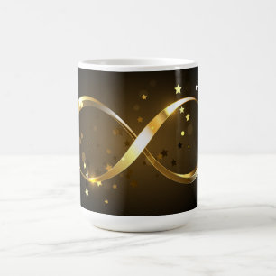 Caneca Mágica Símbolo Infinity do ouro