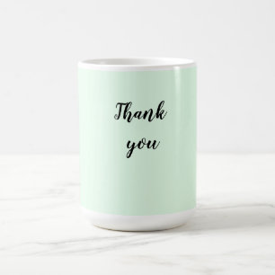 Caneca Mágica Simples obrigado elegante seu elegante personaliza
