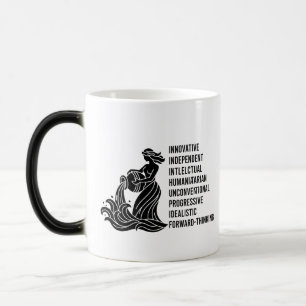 Caneca Mágica "Sinal de Áries personalizado, nome, característic