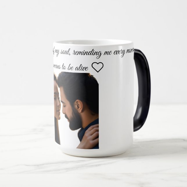 Caneca Mágica Sip the Feelings of Your Heart ❤️ (Frente Esquerda)
