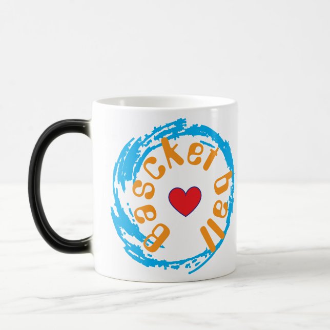 Caneca Mágica Smitho Basketball Mug – Keep Working Motivational  (Esquerda)