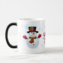 Snowman Morphing Mug