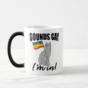 Caneca Mágica Soa Gay, estou em Gato
