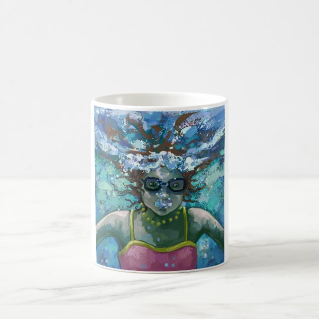 Caneca Mágica Sob Natação de água (Centro)