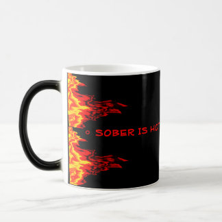 Caneca Mágica Sober está quente & no fogo