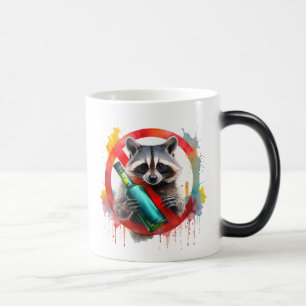 Caneca Mágica Sober, Raccoon, sem álcool, não alcoólico