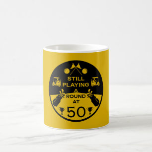 Caneca Mágica Sobre o Morro do Golfer de Aniversário