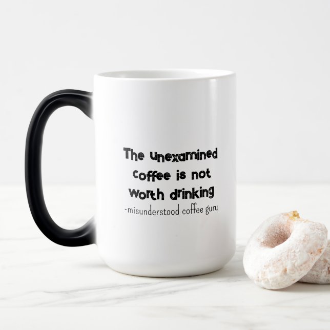 Caneca Mágica Sócrates com um Twist (Com Donut)