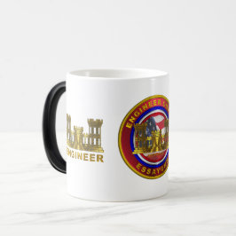 Caneca Mágica Soldado Engenheiro do Exército e Veterano  