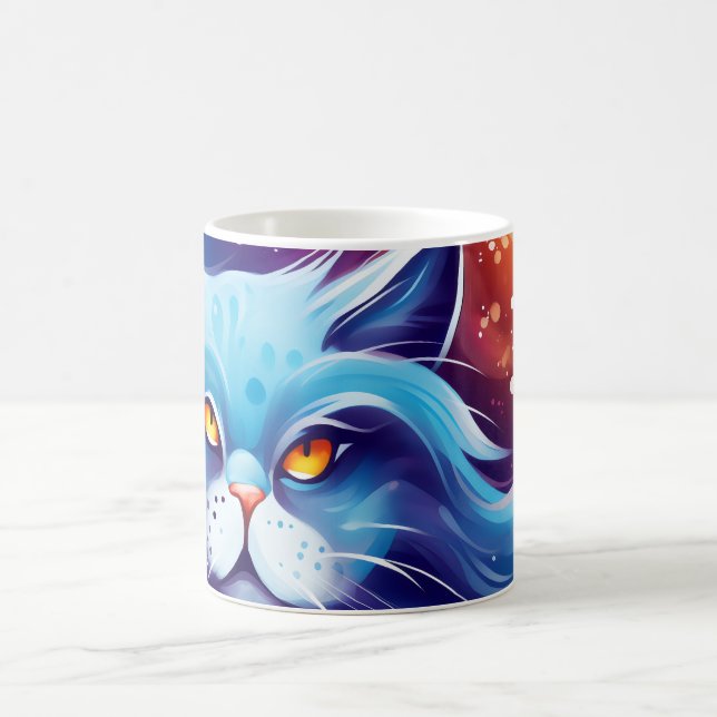 Caneca Mágica Sonho Abstrato das cores (Centro)