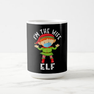 Caneca Mágica Sou O Presente De Natal Engraçado Da Mulher Elf