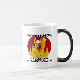Caneca Mágica Soy antisistema...