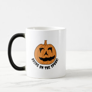 Caneca Mágica Spooky Jack O' Lantern Cita Halloween Mug