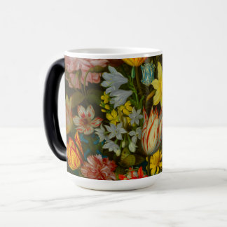 Caneca Mágica Still Life of Flowers in a Wan-Li Vase