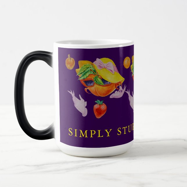 CANECA MÁGICA STUPENDOUSLY FRUIT DESIGNED WOMEN'S MUG  (Esquerda)
