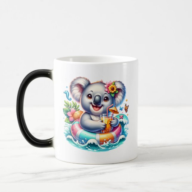 Caneca Mágica Summer Koala Sublimation Clipart-97702 (Esquerda)