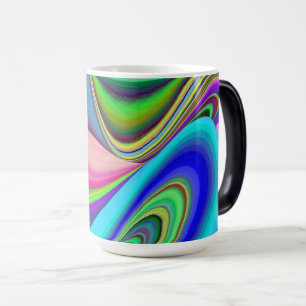 Caneca Mágica Summersense, Abstrato 3D Rainbowart