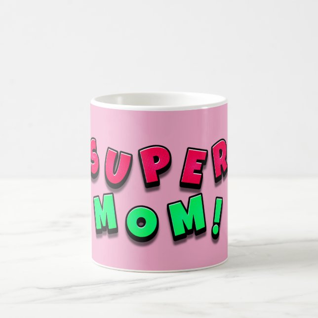 Caneca Mágica Super Mãe (Centro)