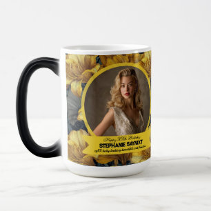 Caneca Mágica Surpresa de Aniversário Colorida de Amarílis Perso
