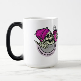 Caneca Mágica Surviving on Caffeine and Rage Mug