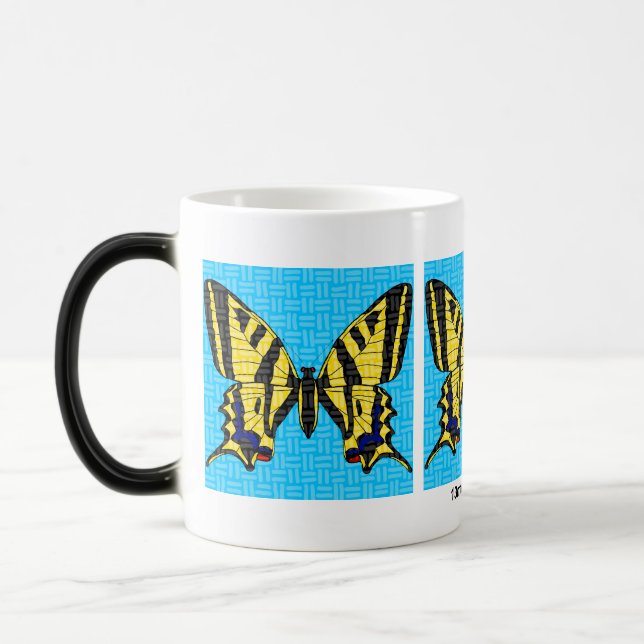 Caneca Mágica Swallowtail (11oz) - Morphing Mug (Esquerda)