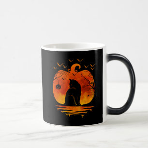 Caneca Mágica T-Camisa de queda de punho com cabeça de gato