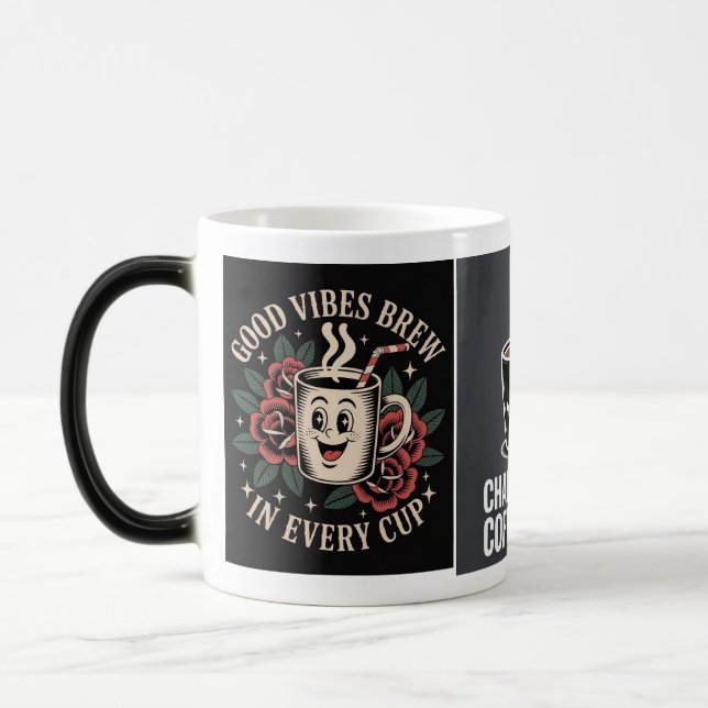 Caneca Mágica Taça Coofy - Na moda Cerâmica Coffee Mug (Esquerda)