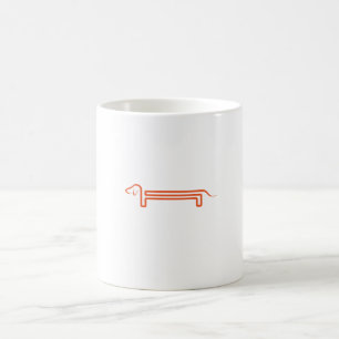 Caneca Mágica Taça de transformação com motivo de bassê