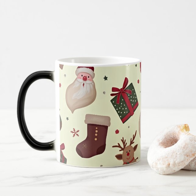Caneca Mágica Taça Mug de Natal (Com Donut)