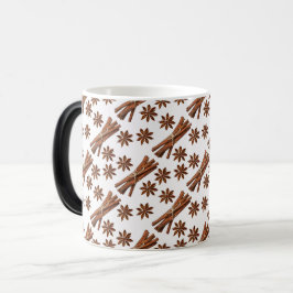Caneca Mágica Tacos de canela e anis de estrela.