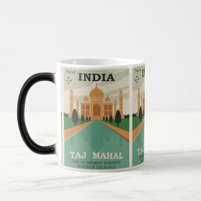 Caneca Mágica Taj Mahal, viagem da Índia (Esquerda)