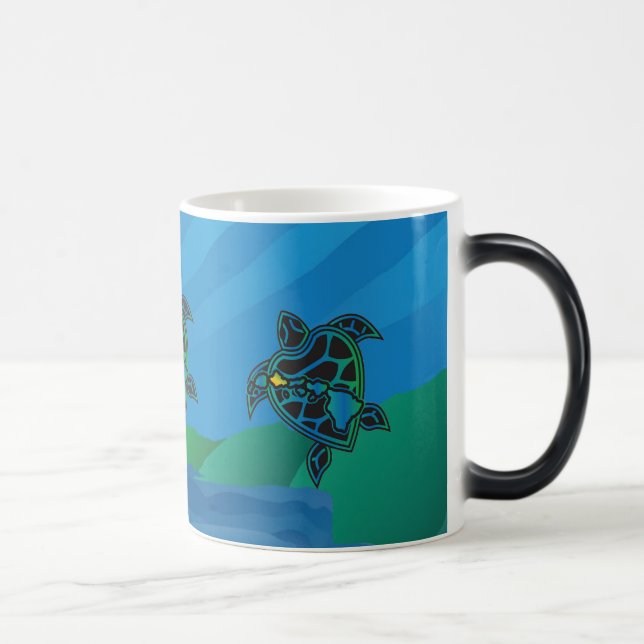 Caneca Mágica Tartaruga das ilhas de Havaí (Direita)