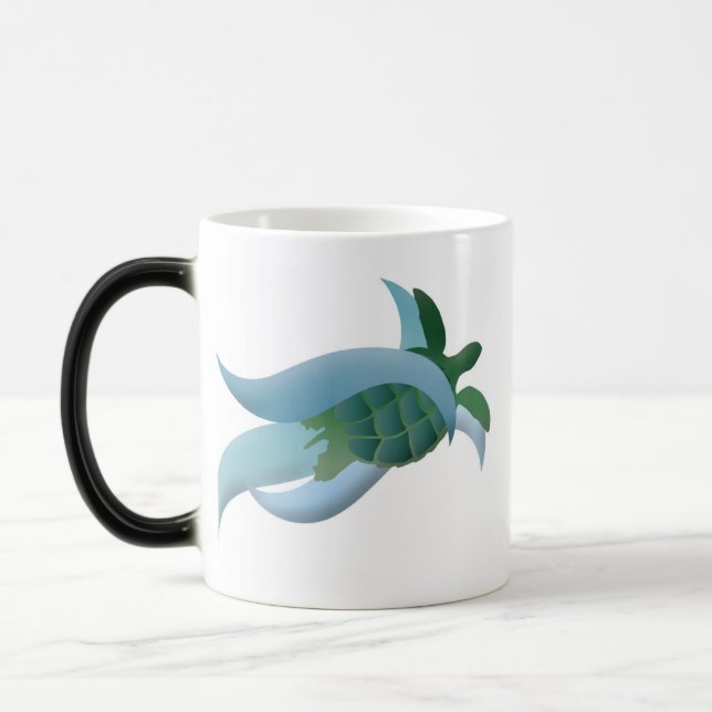 Caneca Mágica Tartaruga de mar verde de Havaí (Esquerda)