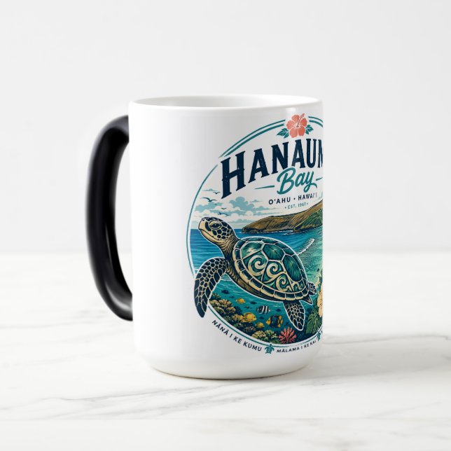 Caneca Mágica Tartaruga do Havaí (Frente Esquerda)