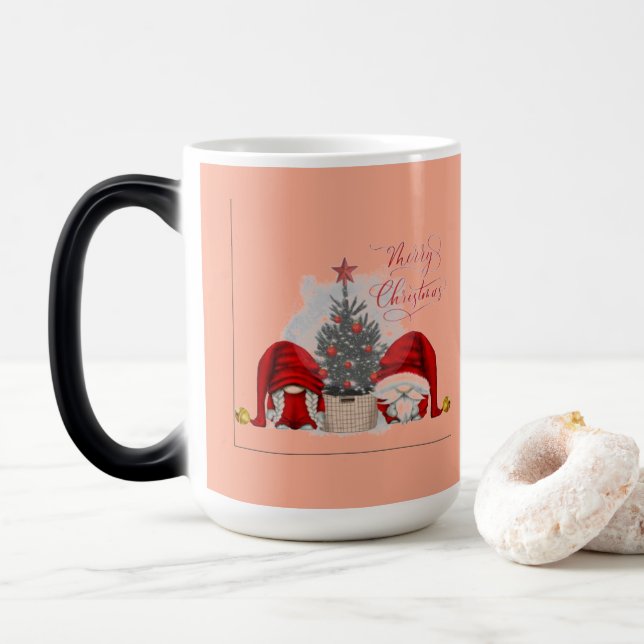 Caneca Mágica  Tasse Morphing Merry Chrismas (Com Donut)