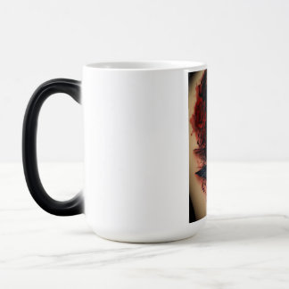 Caneca Mágica Tatuagem estilo rosa compõe lindas evocações