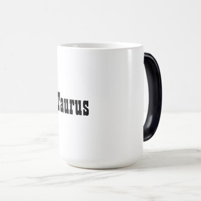 Caneca Mágica Taurus Zodiac Sign Morphing Mug (Frente Esquerda)