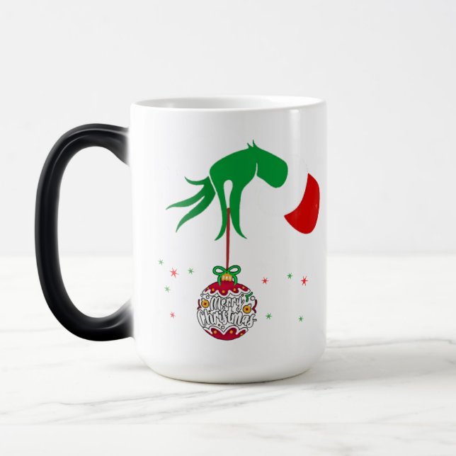 Caneca Mágica Taza Adorno de Navidad (Esquerda)