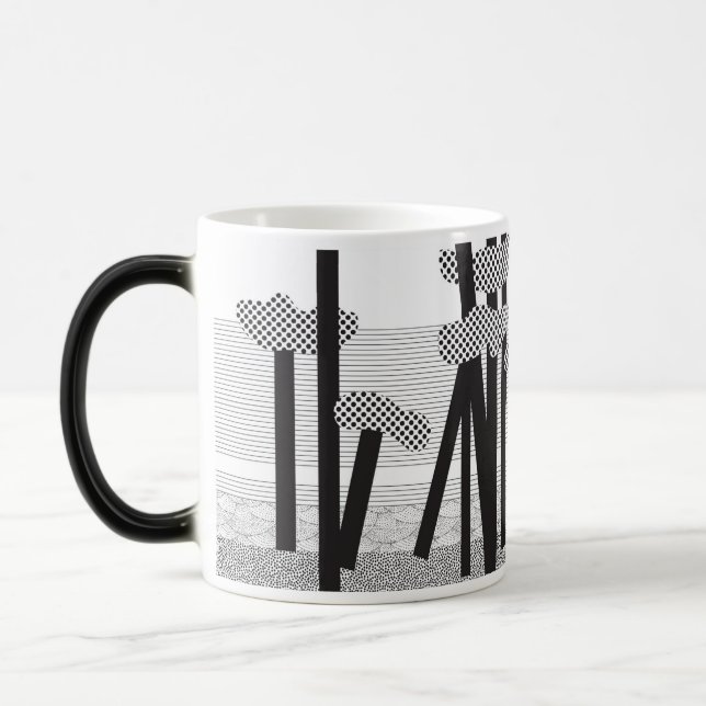 Caneca Mágica Taza b&n (Esquerda)