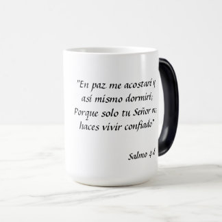 Caneca Mágica Taza con texto bíblico