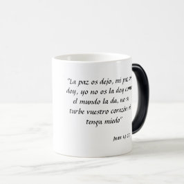 Caneca Mágica Taza con texto bíblico