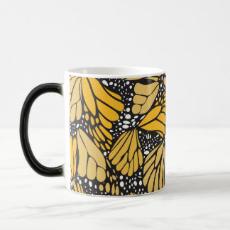 Caneca Mágica Taza estampado mariposa monarca