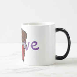 Caneca Mágica Taza I love Chocolate