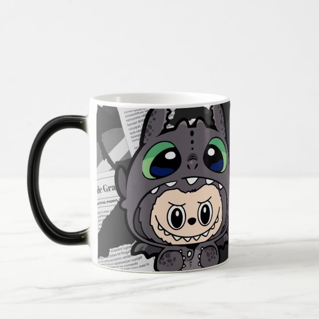 Caneca Mágica taza magica con motivo labubu (Esquerda)