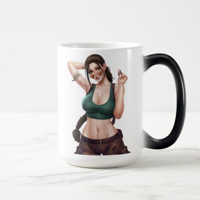 CANECA MÁGICA TAZA TOMB RAIDER (Direita)