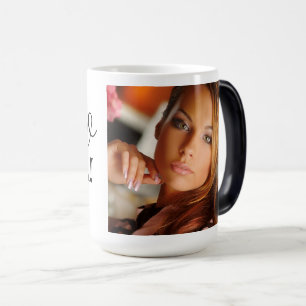 Caneca Mágica Tchau Bella! Foto personalizada