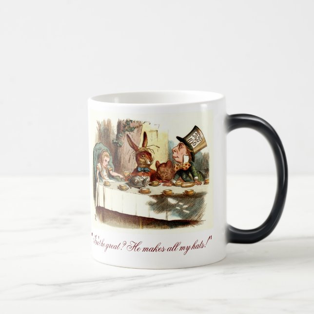 Caneca Mágica Tea party louco - personalizado (Direita)