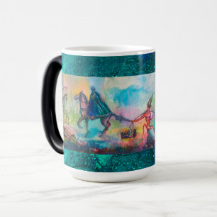 Caneca Mágica TEMPTAÇÃO Cavaleiro Escuro e Azul do Tesouro do Di