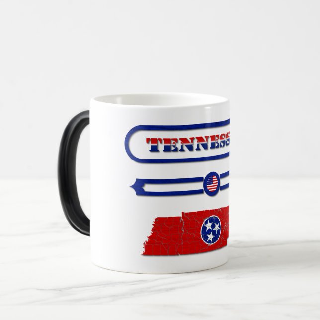 CANECA MÁGICA TENNESSEE MAP, TENNESSEE, USA. SAMER BRASIL (Frente Esquerda)
